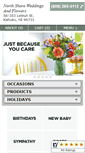 Mobile Screenshot of northshoreweddingflowers.com